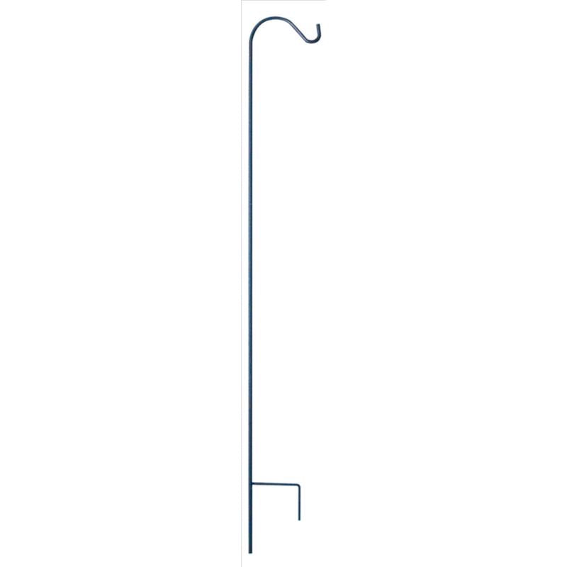 Living Accents Black Steel 64 in. H Single Crook Plant Hook