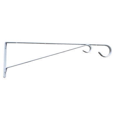 Living Accents White Steel 15 in. H Straight w/ Loop Plant Hook