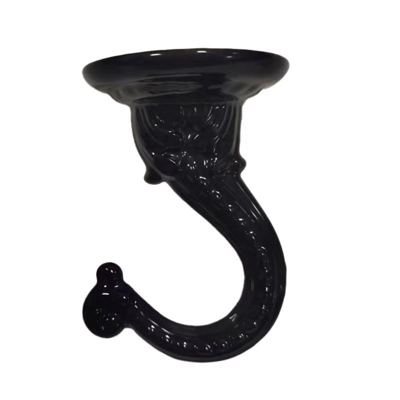 Living Accents Black Zinc 2 in. H Sturdy Swag Hook