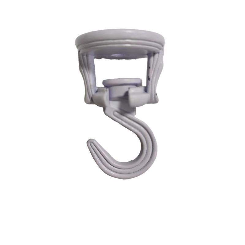 Living Accents White Zinc 3.56 in. H Swivel Swag Hook