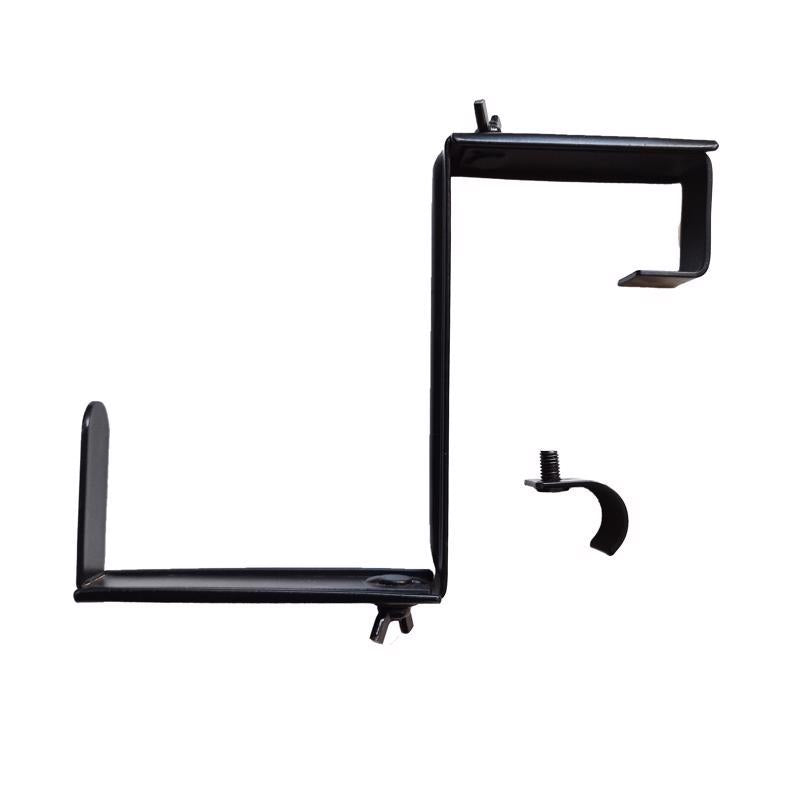 Living Accents Black Steel Adjustable Plant Bracket