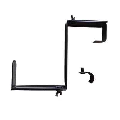 Living Accents Black Steel Adjustable Plant Bracket