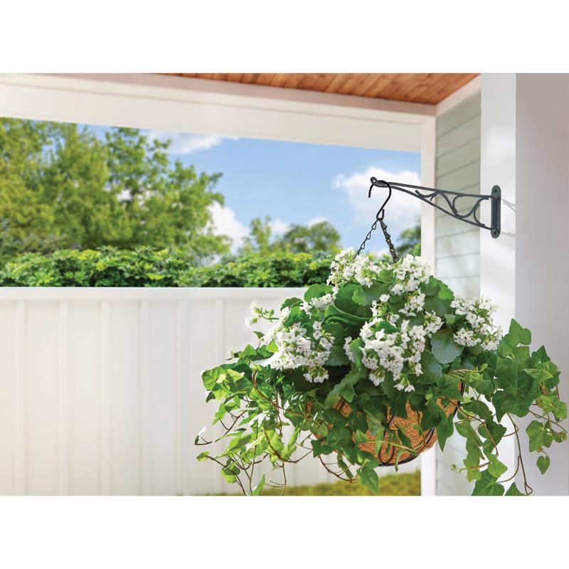 Living Accents Black Steel 10 in. H Swivel Plant Hook