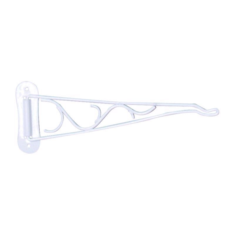 Living Accents White Steel 10 in. H Swivel Plant Hook