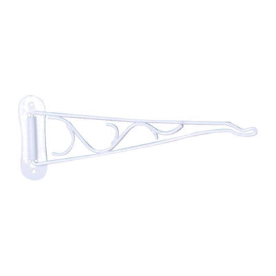 Living Accents White Steel 10 in. H Swivel Plant Hook