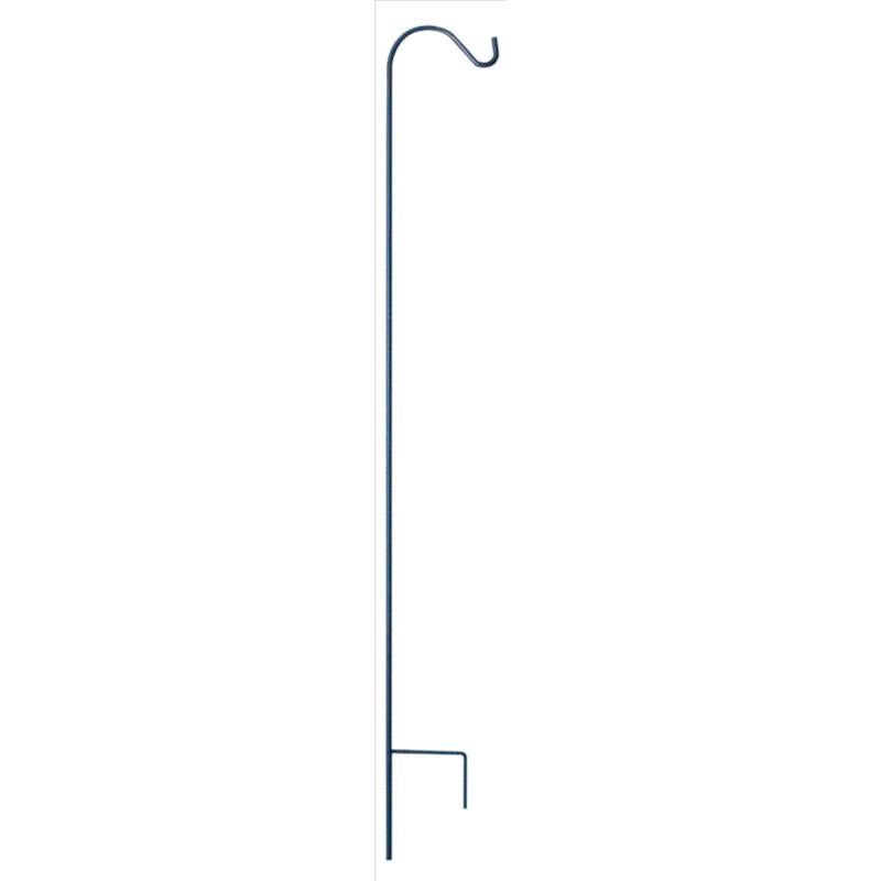 Living Accents Black Steel 84 in. H Shepherds Plant Hook
