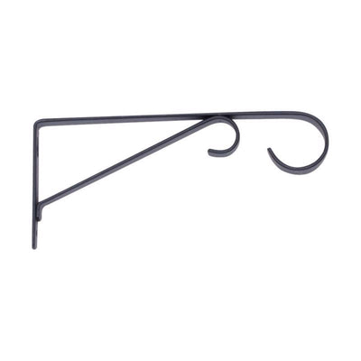 Living Accents Black Steel 9 in. H Straight with Loop Plant Hook