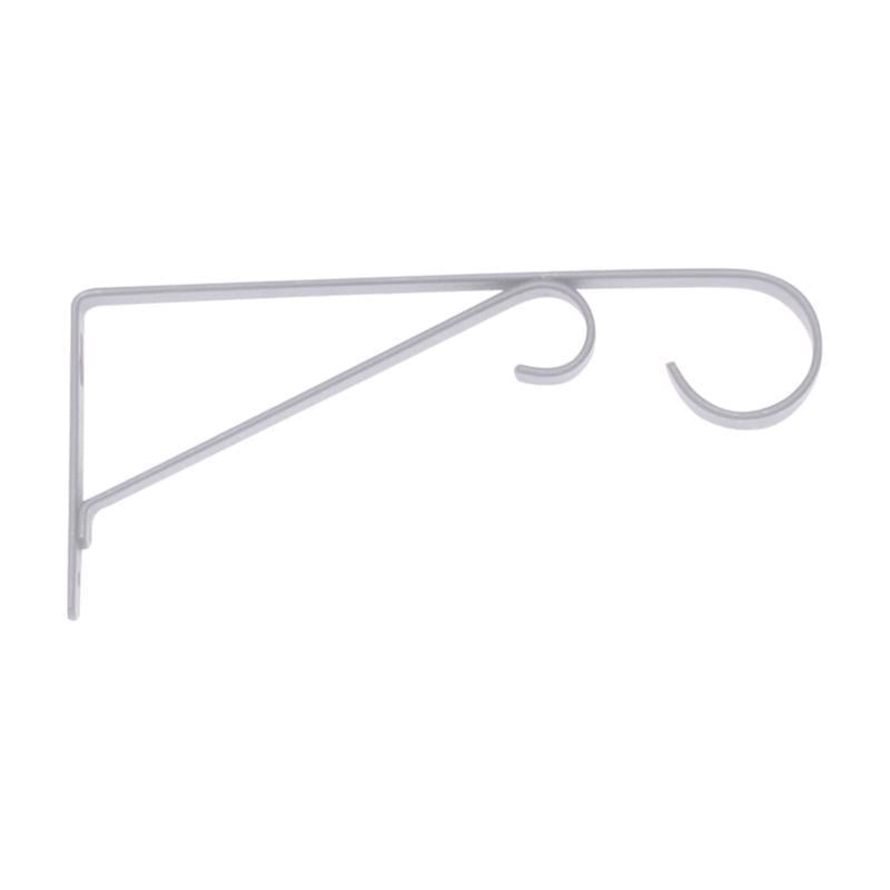 Living Accents White Steel 9 in. H Straight with Loop Plant Hook