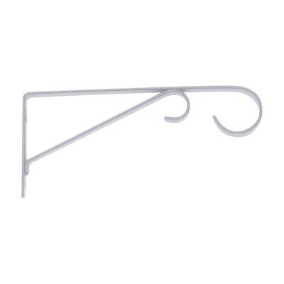 Living Accents White Steel 9 in. H Straight with Loop Plant Hook