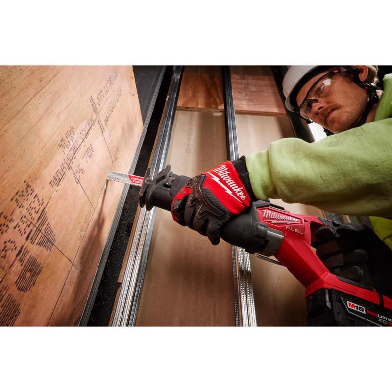 Milwaukee Wrecking Work Gloves Black/Red L
