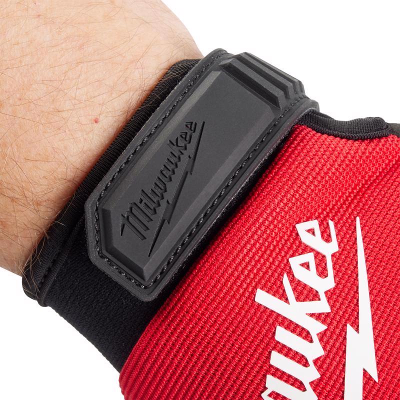 Milwaukee Milwaukee Unisex Lightweight Work Gloves Black/Red L