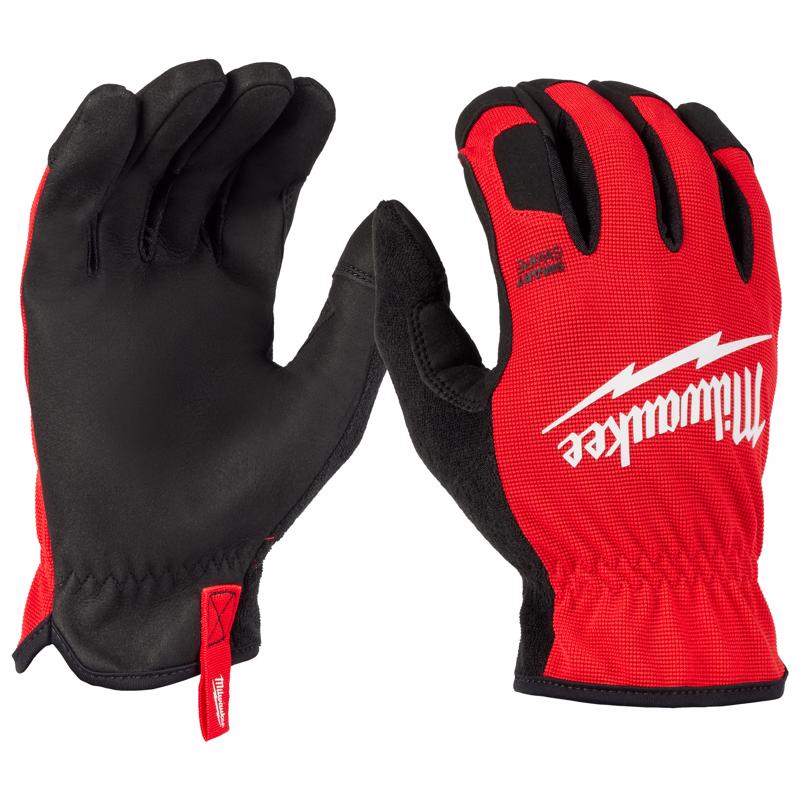 Milwaukee Unisex Outdoor Lightweight Work Gloves Black/Red XL