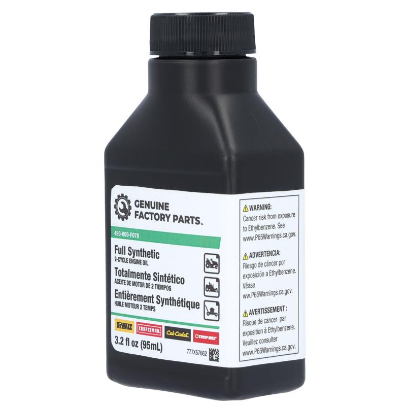 Genuine Factory Parts Ethanol-Free 2-Cycle 40:1 Synthetic Blend Engine Oil 3.2 fl. oz.