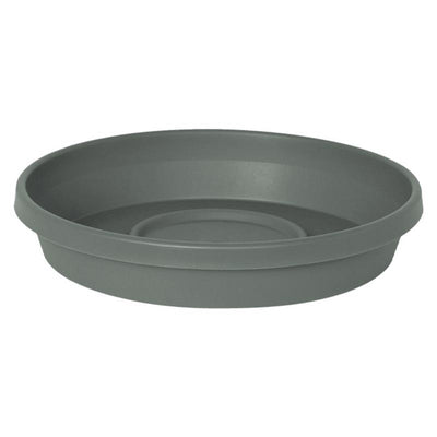 Bloem Terra 2.75 in. H X 14.75 in. W X 12.75 in. D Plastic Traditional Plant Saucer Basil