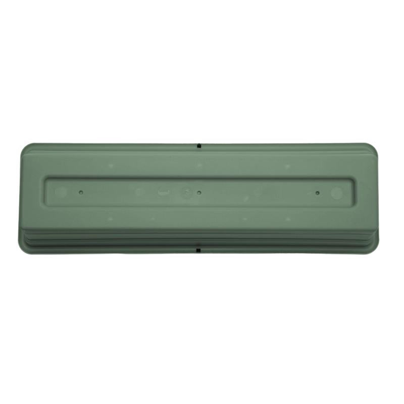 Bloem Dura Cotta 5.75 in. H X 24 in. W X 7.5 in. D Plastic Window Box Basil