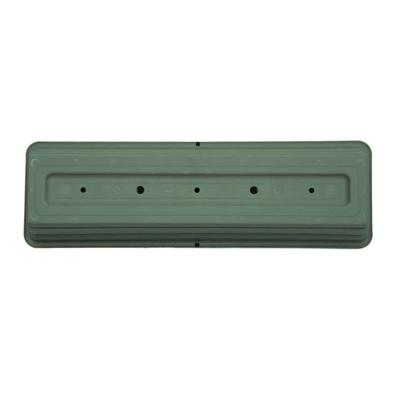 Bloem Dura Cotta 5.75 in. H X 24 in. W X 7.5 in. D Plastic Window Box Basil