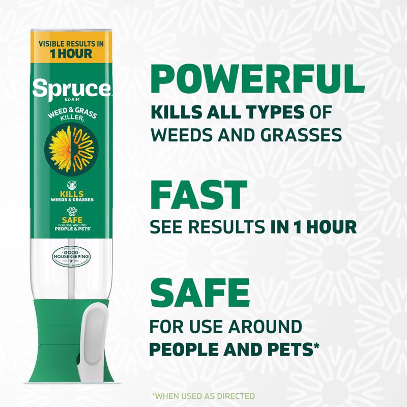 Spruce EZ Aim Twin Pack Weed and Grass Killer RTU Liquid 10 oz