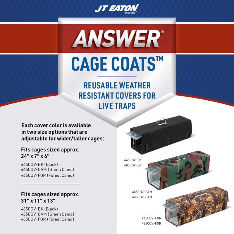 JT Eaton Answer Large Live Catch Animal Trap Cover For Cats and Raccoons