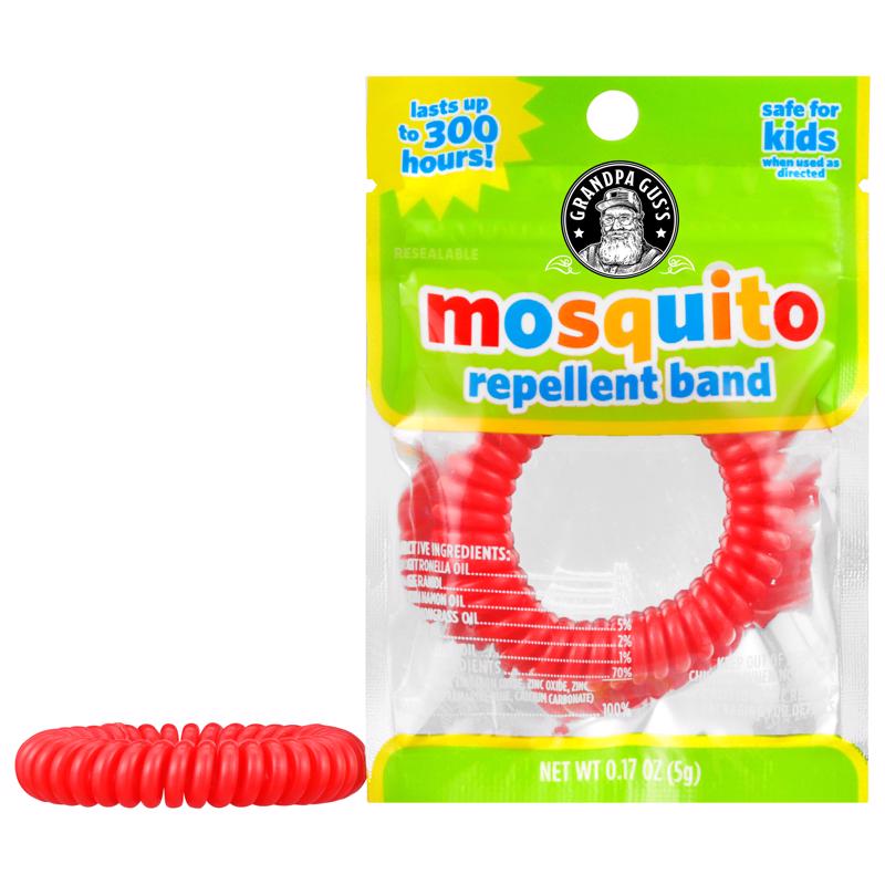 Grandpa Gus's Insect Repellent Wristband Wrist Band For Mosquitoes