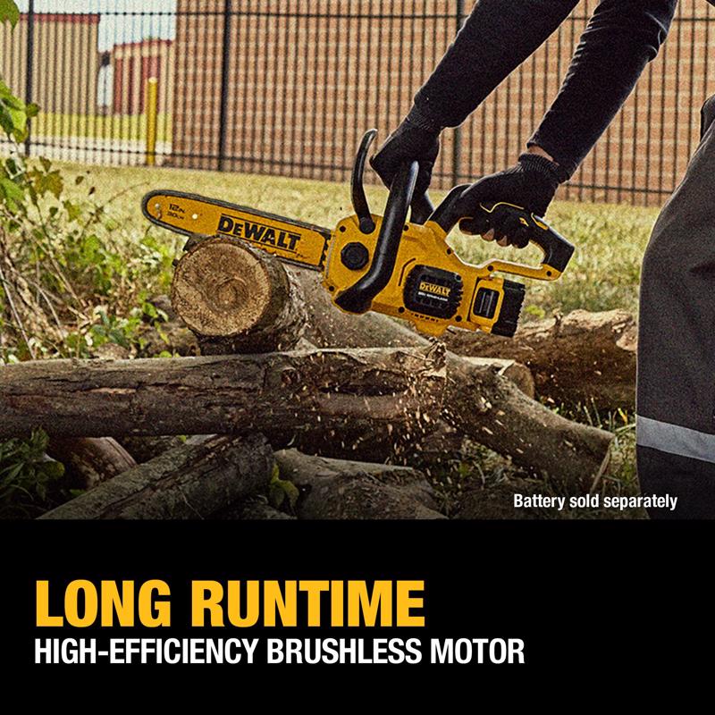 DeWalt 20V MAX* DCCS621B 12 in. 20 V Battery Chainsaw Tool Only