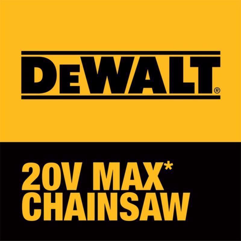 DeWalt 20V MAX* DCCS621B 12 in. 20 V Battery Chainsaw Tool Only