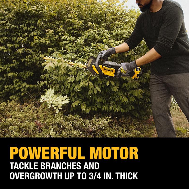 DeWalt DCHT821P1 22 in. 20 V Battery Hedge Trimmer Kit (Battery & Charger)