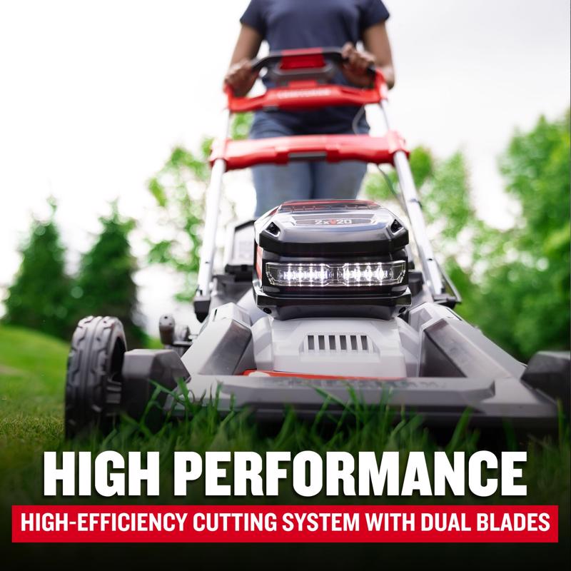Craftsman V20 Brushless RP CMCMWSP320X2 21 in. 20 V Battery Self-Propelled Lawn Mower Kit (Battery &