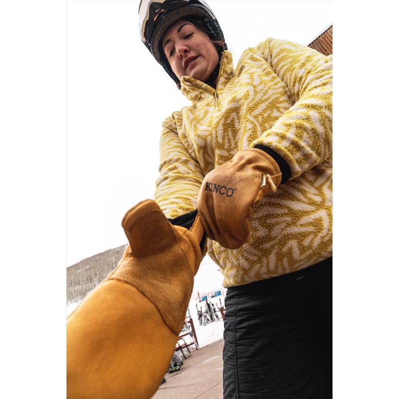 Kinco M Premium Pigskin Cold Weather Black/Gold Mittens