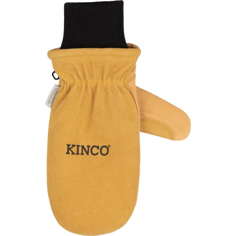 Kinco S Premium Pigskin Cold Weather Black/Gold Mittens