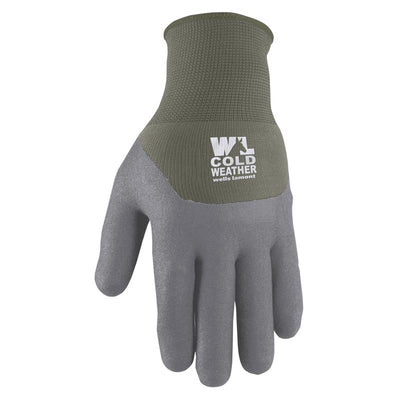 Wells Lamont Women's Outdoor Cold Weather Winter Work Gloves Gray/Green S 1 pair
