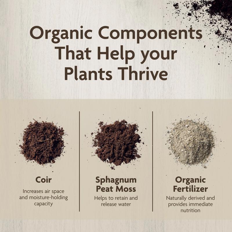 Miracle-Gro Organic Indoor Plant Potting Mix 16 qt