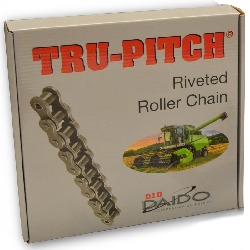 Tru-Pitch Daido Steel Roller Chain 1/4 in. D X 1 in. L No. 60