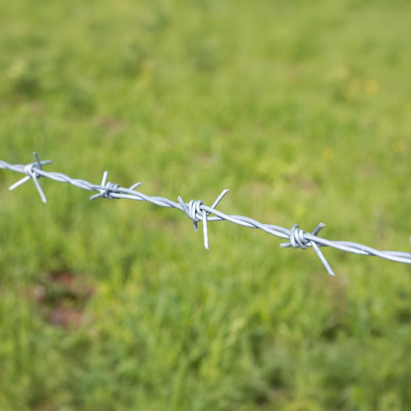 Ironridge 1320 ft. L 12.5 Ga. 4-point Galvanized Steel Barbed Wire