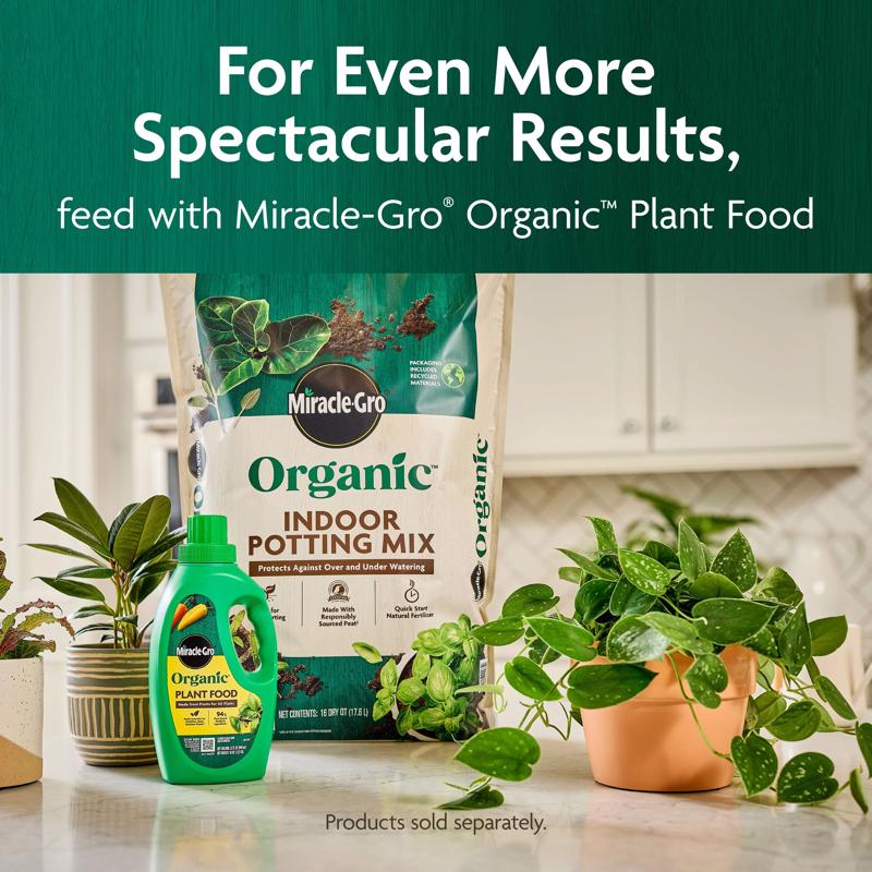 Miracle-Gro Organic Organic Indoor Plant Potting Mix 8 qt