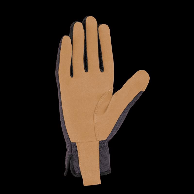 Carhartt Men's Indoor/Outdoor Open Cuff Work Gloves Beige/Black XL