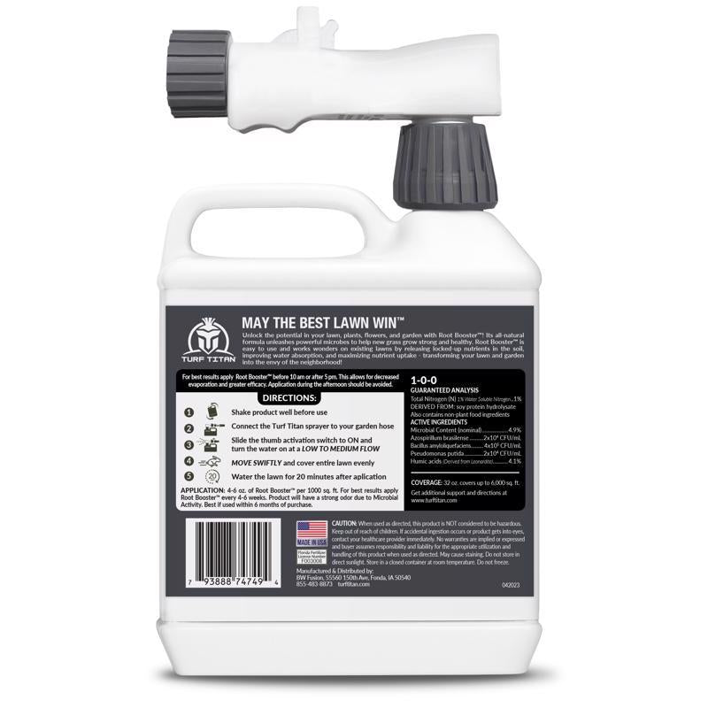 Turf Titan Root Booster Soil Amendment 6000 sq ft 32 oz