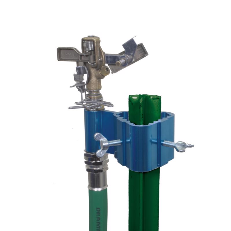 Dramm Colorstorm Aluminum T-Post Base 1-Pattern Impact Sprinkler Head With Stand 70 sq ft