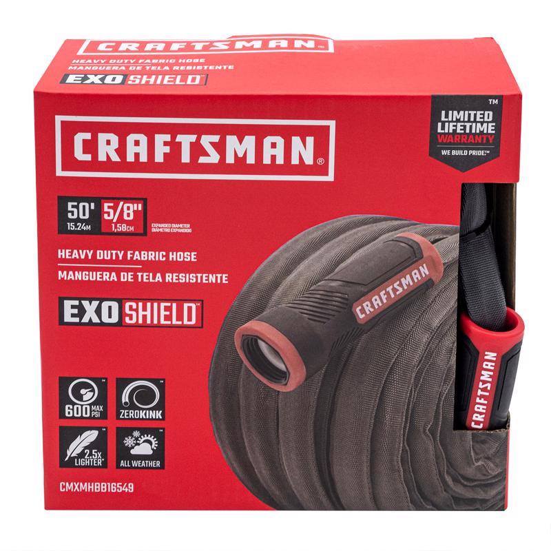Craftsman ExoShield 5/8 in. D X 50 ft. L Heavy Duty Garden Hose