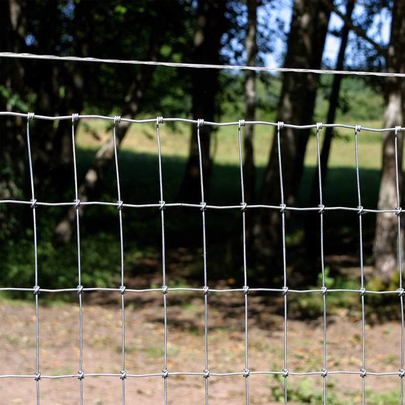 Ironridge 0.099 in. H X 1320 ft. L Galvanized Steel Field Fencing Silver
