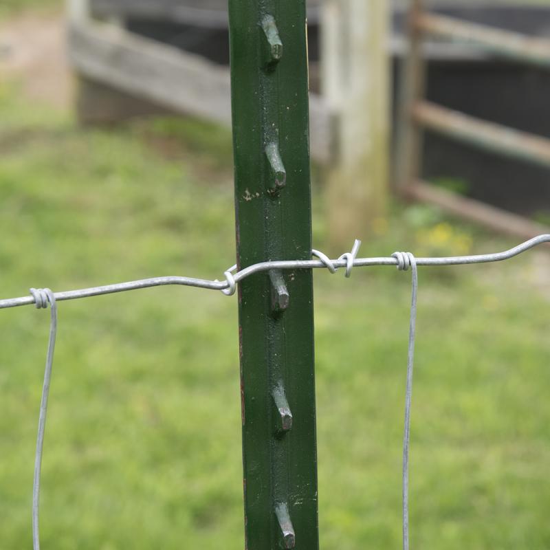 Ironridge 6.5 ft. H Rail Steel / Billet Studded T-Post