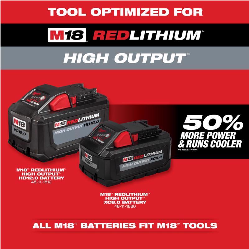 Milwaukee M18 Fuel 3016-21PS 10 in. 18 V Battery Pole Saw Kit (Battery & Charger) 3/8 in.