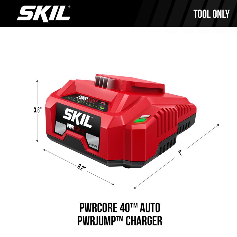 SKIL 40V PWR JUMP SC5364-00 2.5 Ah Lithium-Ion Battery Charger