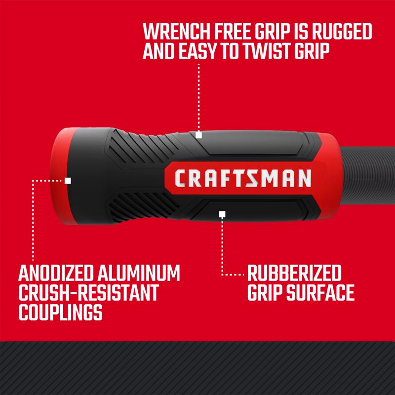 Craftsman ExoShield 5/8 in. D X 100 ft. L Heavy Duty Garden Hose