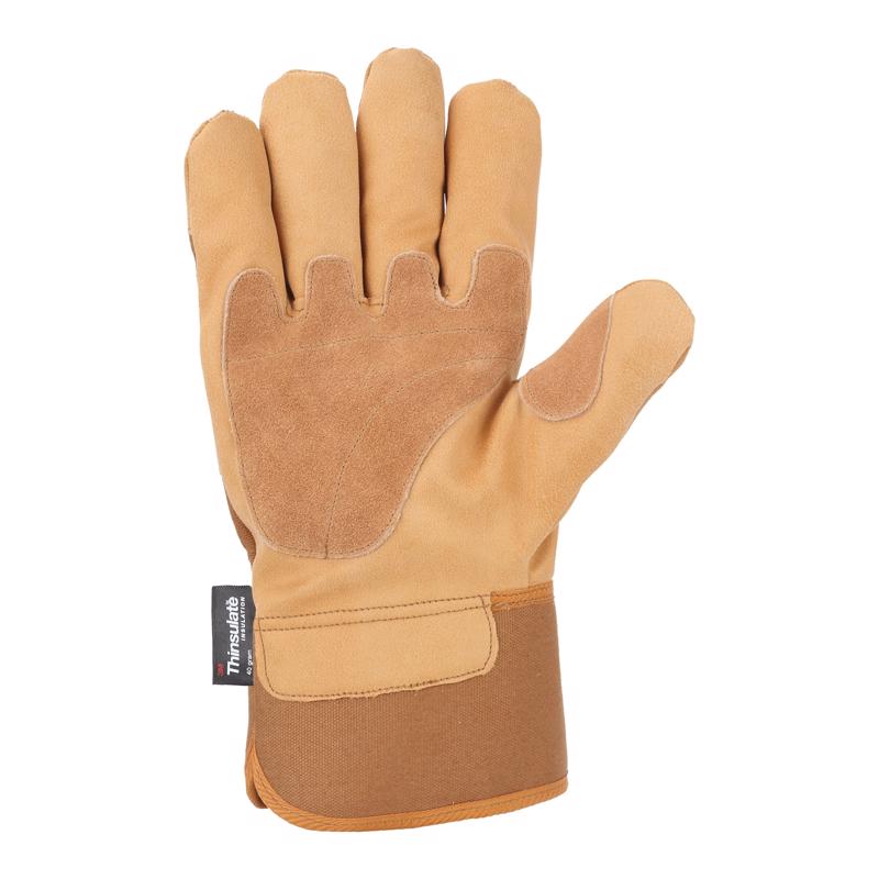 Carhartt Men's Indoor/Outdoor Work Gloves Brown XL 1 pair