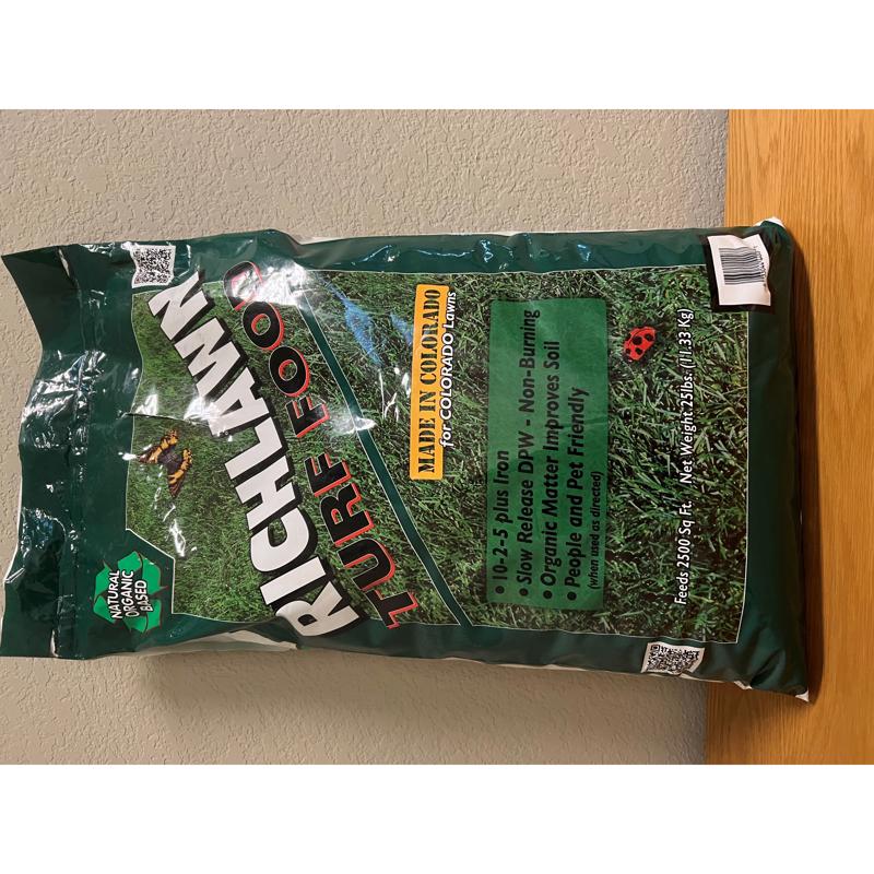Richlawn Turf Food Pre Emergent Preventer & Fertilizer Lawn Fertilizer For All Grasses 2500 sq ft