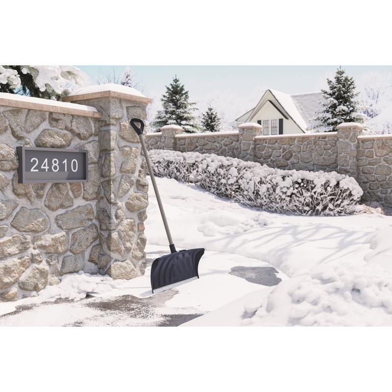 Suncast 20 in. W X 50.75 in. L Poly Snow Pusher