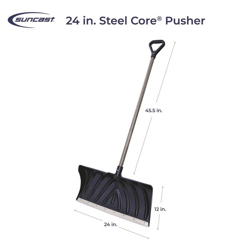 Suncast 24 in. W X 56 in. L Poly Snow Pusher