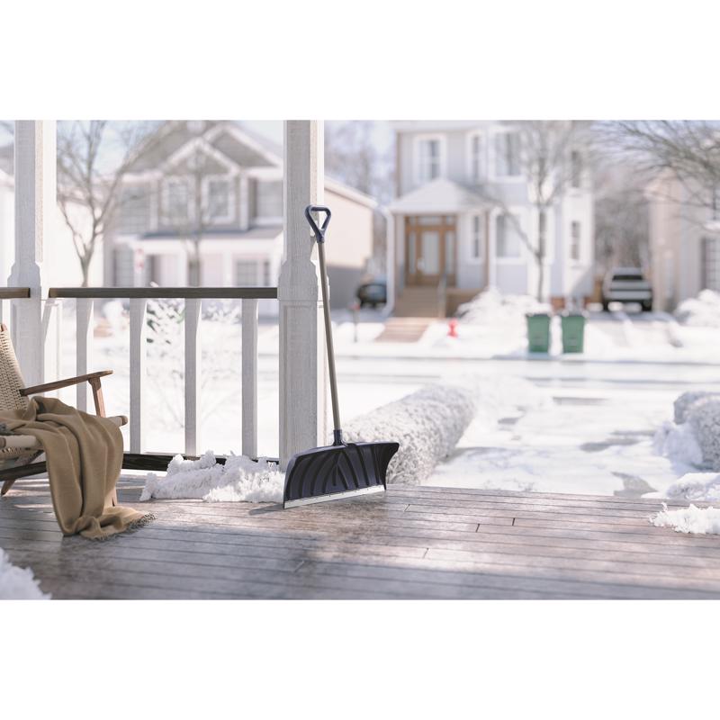 Suncast 24 in. W X 56 in. L Poly Snow Pusher