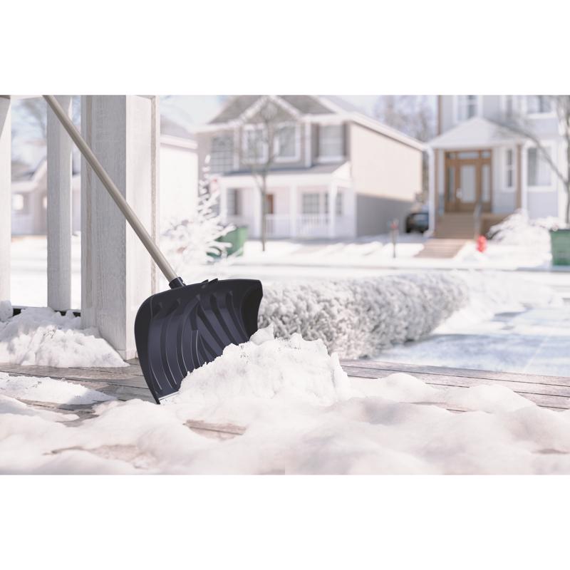 Suncast 24 in. W X 56 in. L Poly Snow Pusher