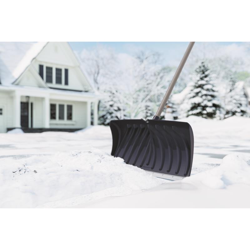 Suncast 27 in. W X 56 in. L Poly Snow Pusher